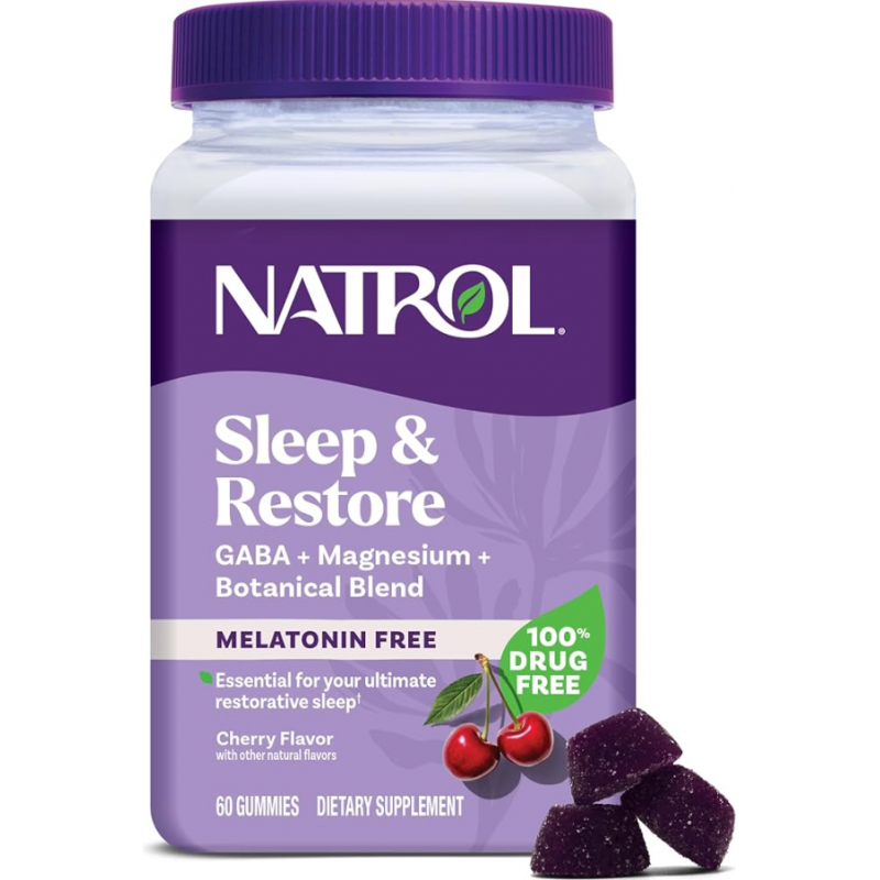 Natrol Sleep & Restore Melatonin Free Gummies - Формула За Сън