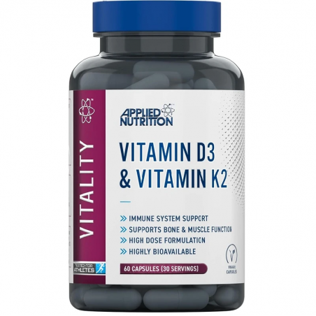 Applied Nutrition Vitamin D3 & Vitamin K2 - Витамин D3 + K2