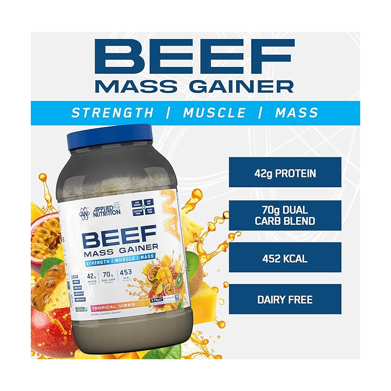 Applied Nutrition Beef Mass Gainer - Телешки Гейнър