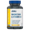 Applied Nutrition Magnesium & Vitamin D3 - Магнезий и Витамин D3