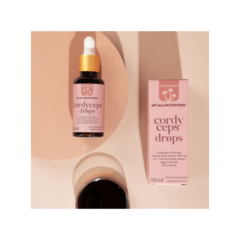 Allnutrition Mushrooms Cordyceps Drops - Кордицепс
