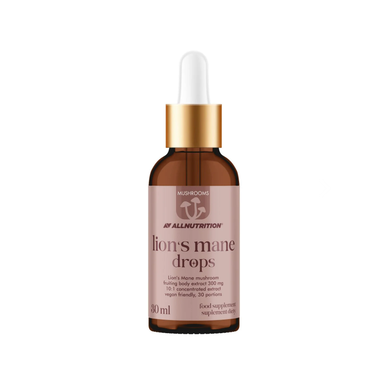 Allnutrition Mushrooms Lion's Mane Drops - Лъвска Грива
