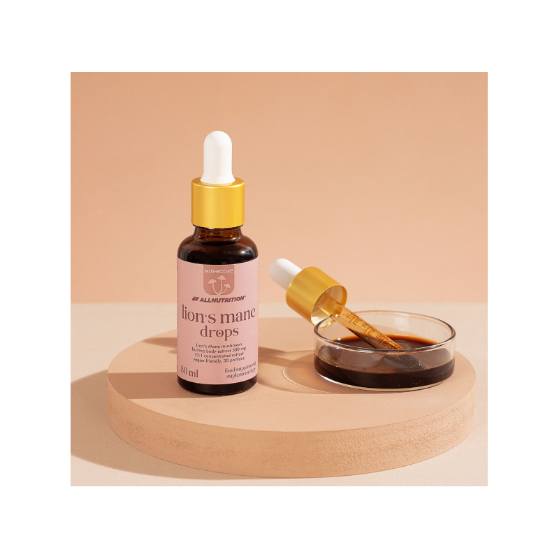Allnutrition Mushrooms Lion's Mane Drops - Лъвска Грива