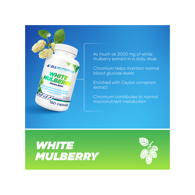 Allnutrition White Mulberry - Eкстракт от Листа на Бяла Черница