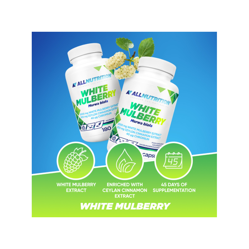 Allnutrition White Mulberry - Eкстракт от Листа на Бяла Черница