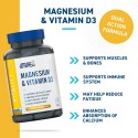 Applied Nutrition Magnesium & Vitamin D3 - Магнезий и Витамин D3