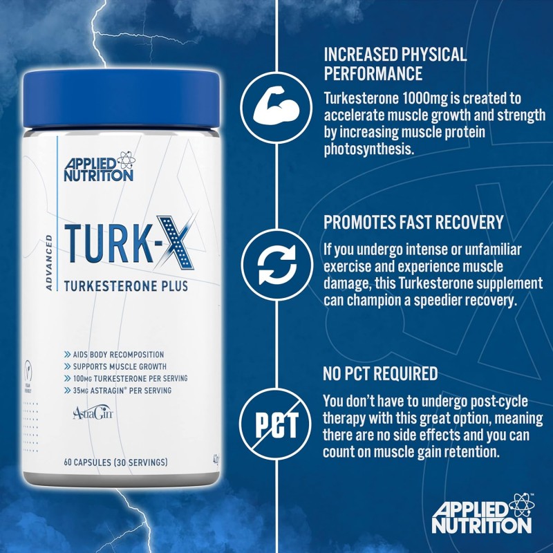 Applied Nutrition Turk-X - Turkesterone Plus - Туркестерон