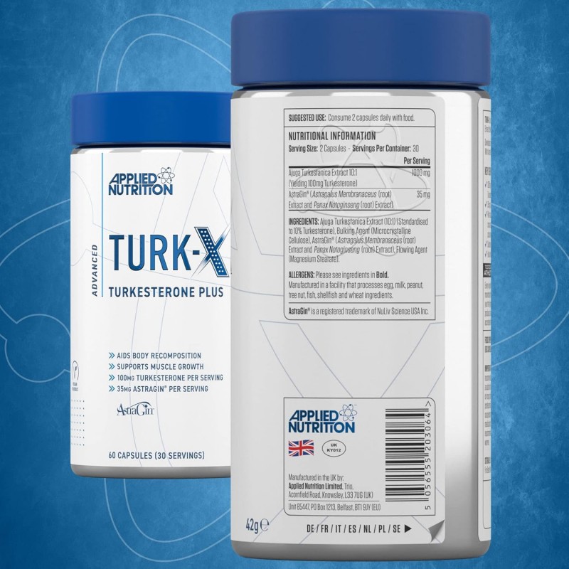 Applied Nutrition Turk-X - Turkesterone Plus - Туркестерон