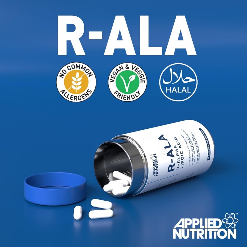 Applied Nutrition R-ALA (R-Alpha Lipoic Acid) - R-Алфа Липоева Киселина