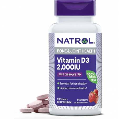 Natrol Vitamin D3 IU Fast Dissolve