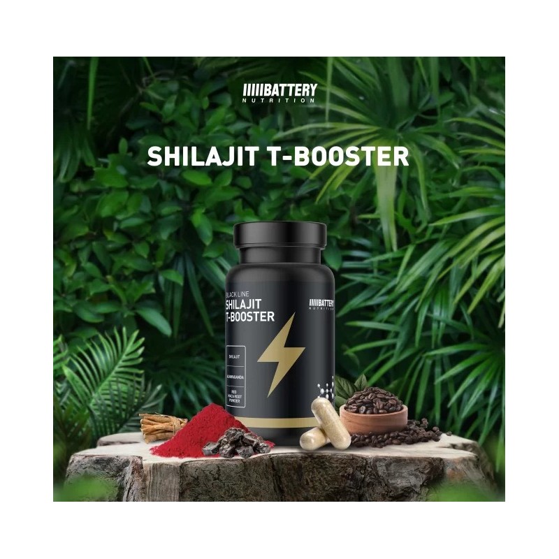 Battery Shilajit T-Booster 30 Caps | Shilajit за мъже