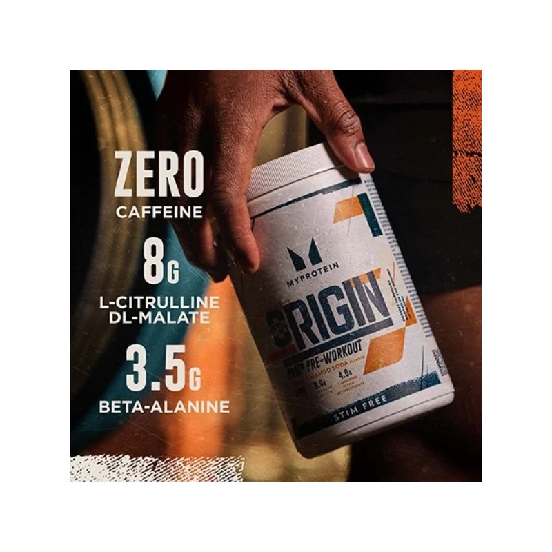 Myprotein Origin Pre-Workout Stim-Free - Азотен Бустер без Стимуланти
