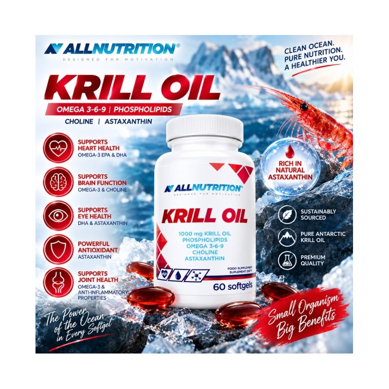 AllNutrition Krill Oil | Омега-3, EPA и DHA