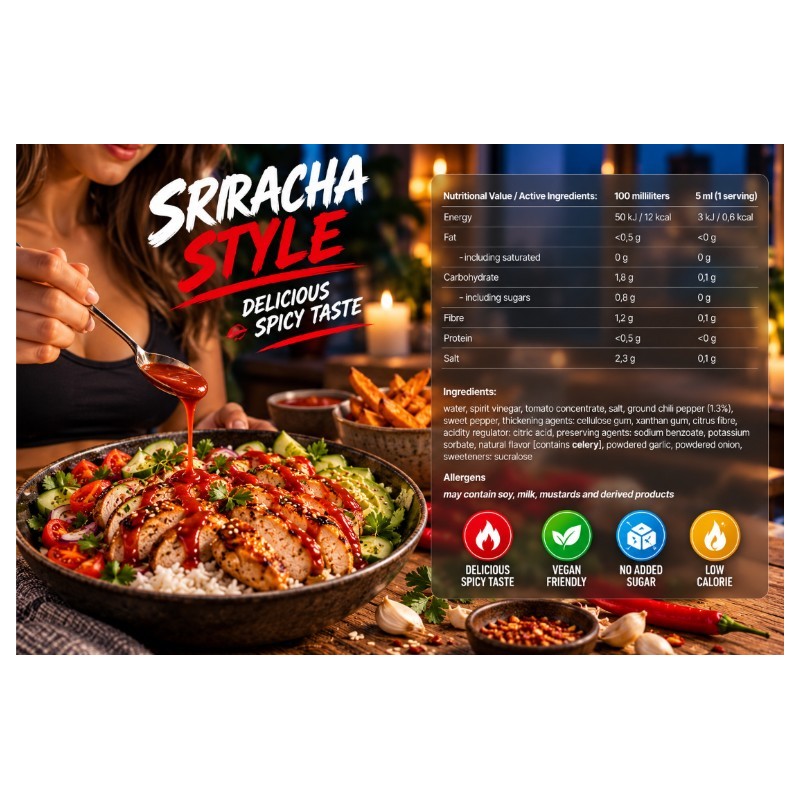 AllNutrition Sriracha Style | Пикантен Сос без Добавена Захар