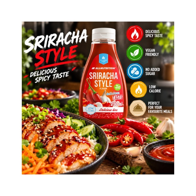 AllNutrition Sriracha Style | Пикантен Сос без Добавена Захар
