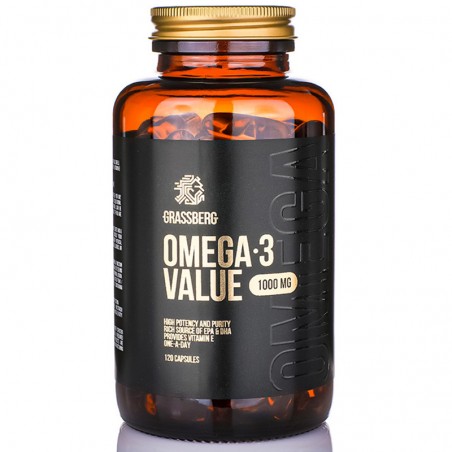Grassberg Omega-3 Value 1000mg - Омега
