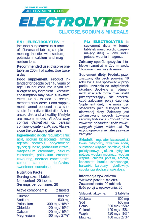 Съдържание на: Allnutrition Electrolytes Effervescent