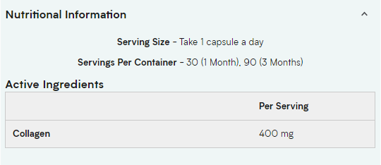 Съдържание на: Myprotein Collagen 90caps