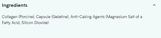 Съдържание на: Myprotein Collagen 90caps